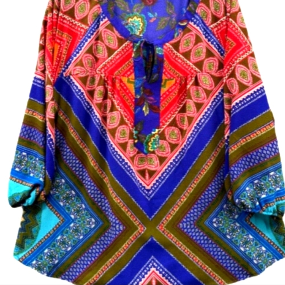 New Directions Multicolor Women's Blouse Size S New Without Tags